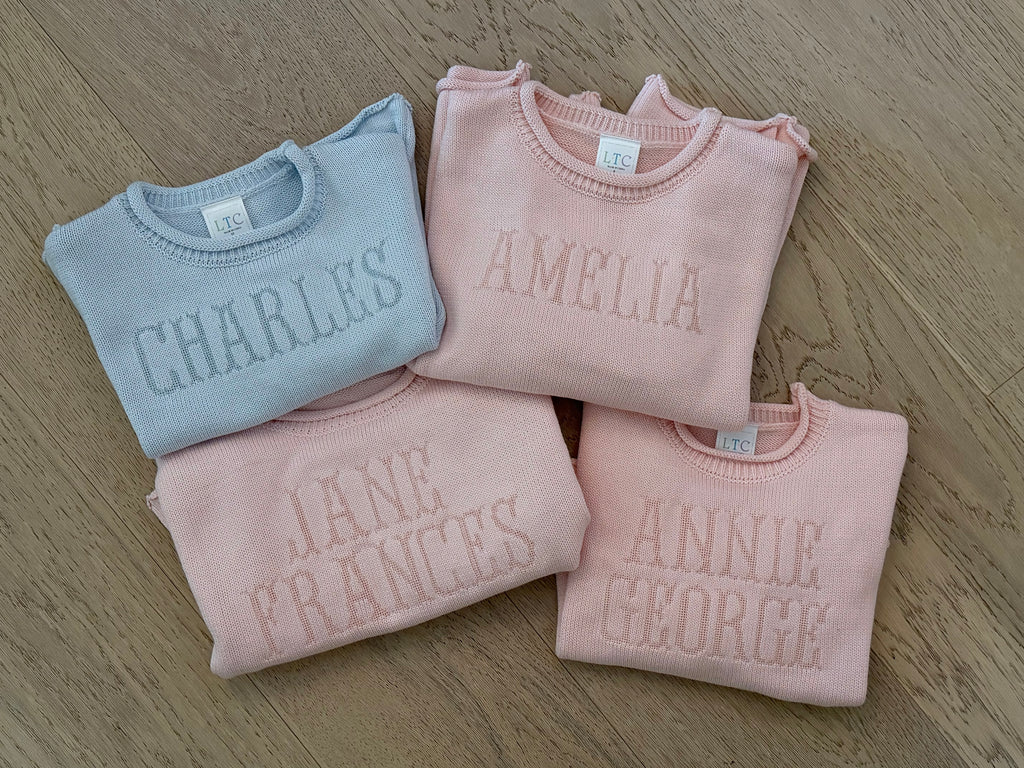 Personalized Rolled neck sweater
