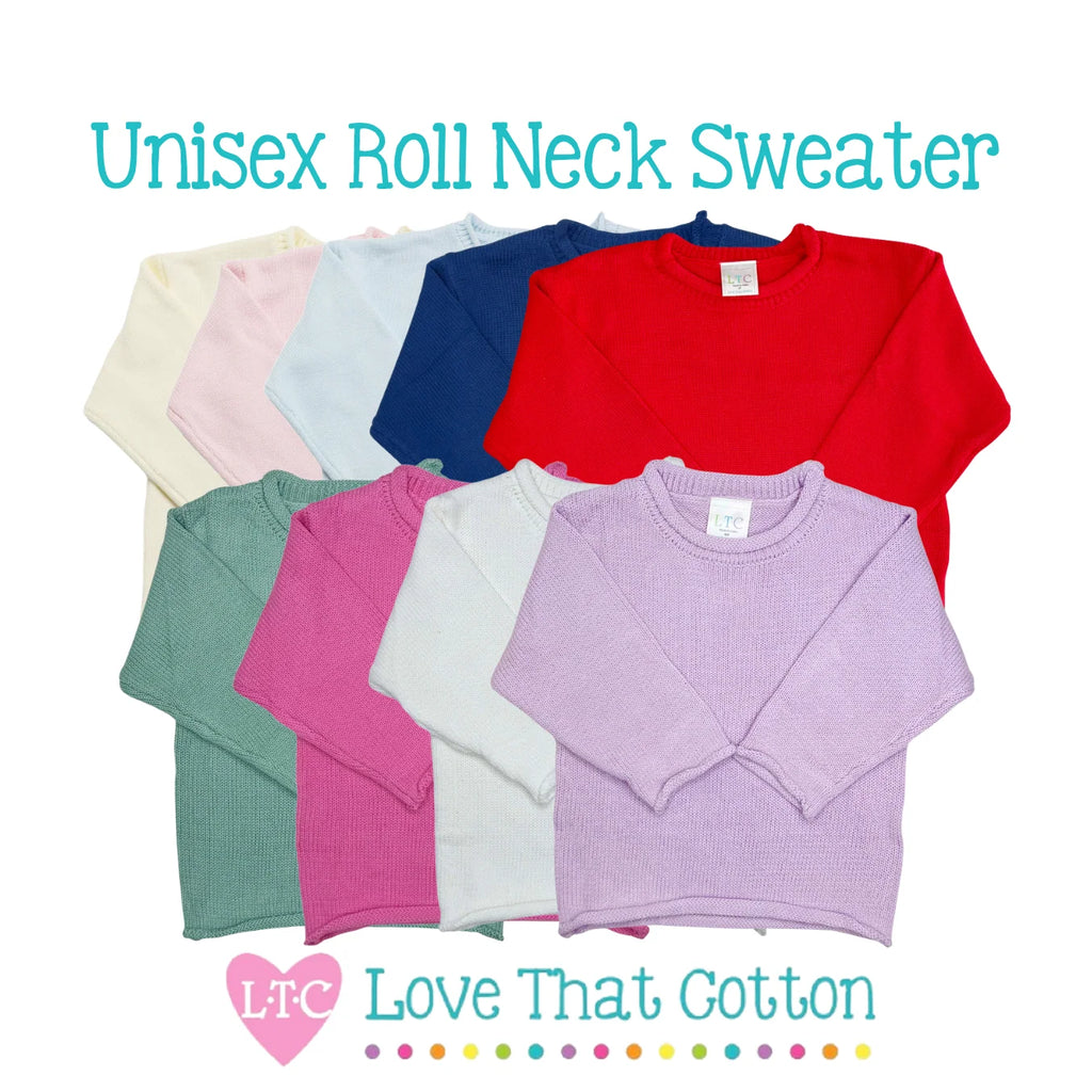 Personalized Rolled neck sweater