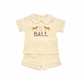 Spot the Ball embroidered short set