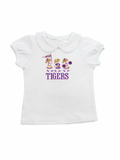 Girls gameday Peter Pan collar shirt