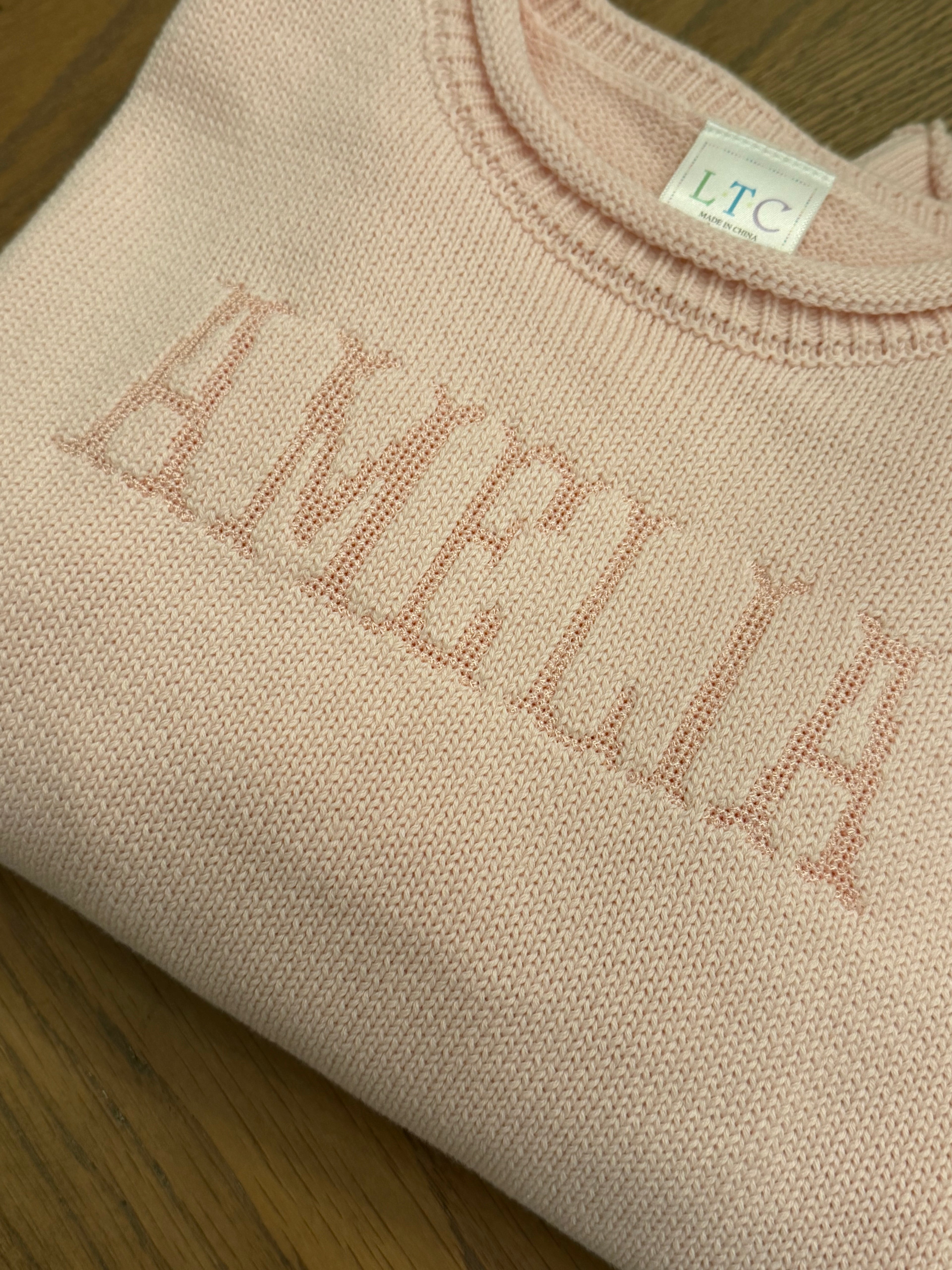 Personalized Rolled neck sweater